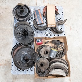 Model A Ford Brake Drums, Plates, Shoes