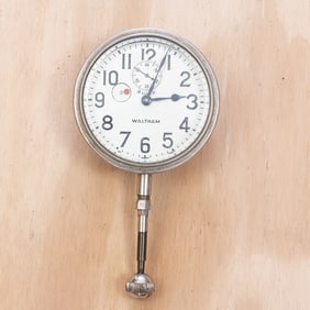 Waltham 8 Day Auto Dash Clock