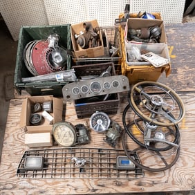 4 Crates Full of Car Parts