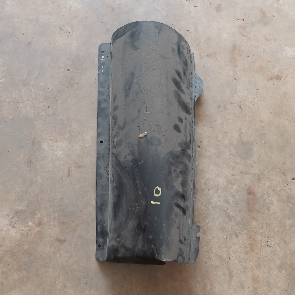 1930-31 Ford Model A Left Side Engine Pan: Original used single left pan in good condition