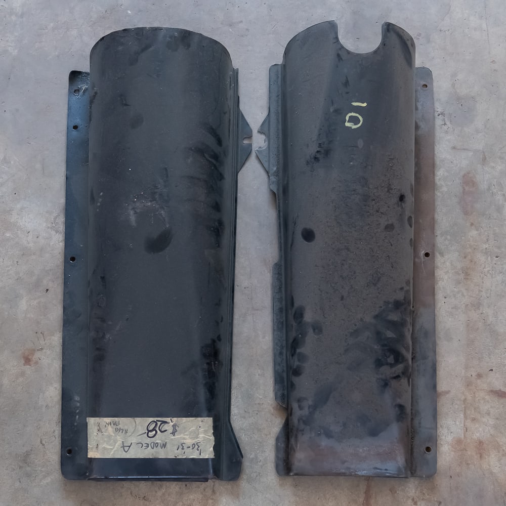 1930-31 Ford Model A Engine Pans: Original used in good condition