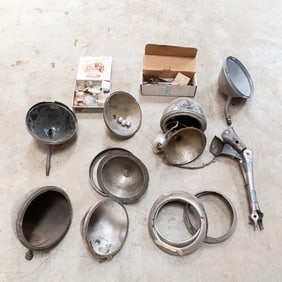 Lot of Auto Headlights & Headlight Parts