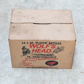 Full Case of Wolf's Head 2 Cycle Oil