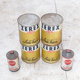 Vintage Xerex Anti Freeze & Christy's Cans
