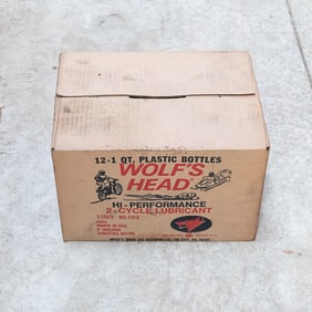 Full Case of Wolf's Head 2 Cycle Oil