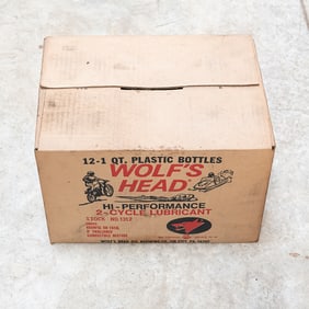 Full Case of Wolf's Head 2 Cycle Oil