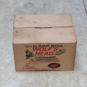 Full Case of Wolf's Head 2 Cycle Oil