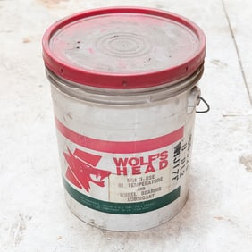 5 Gal Pail Of Wolf's Head Wheel Bearing Grease
