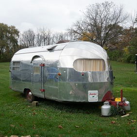 1950 Clipper Silver Streak Camper Trailer