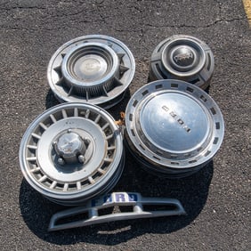 Lot of Vintage Hub Caps & Rings