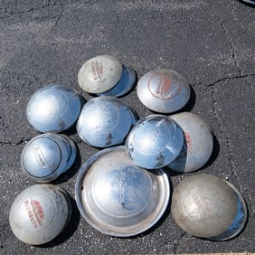 Lot of Vintage Hub Caps