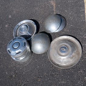 Lot of Vintage Hub Caps