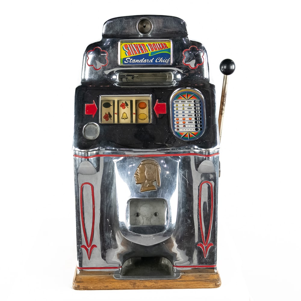 Jennings Silver Dollar Standard Chief Slot Machine