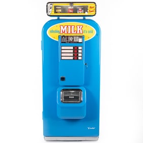 RARE Coin-Op Cooler Milk Machine W/2 Keys
