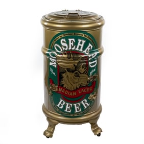 White Frost Round Moosehead Beer Cooler