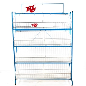 Contemporary "R.C. Cola" 8 Bin Pop Rack
