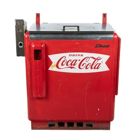 Glasco Coca Cola Coin Operated Vending Machine