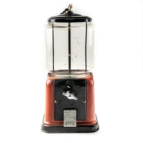 Victor Model V Gumball Vending Machine w/Keys