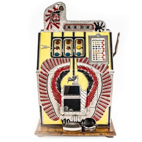 1930s Mills War Eagle 5c Nickel Slot Machine