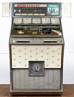 Coin Op Seeburg Model 0.5.100H Jukebox: Due to the size/weight/fragility of this item, it will require a pick up or customer-arranged 3rd-party shipping. We will connect you with reputable transport companies after the auction. A solid case