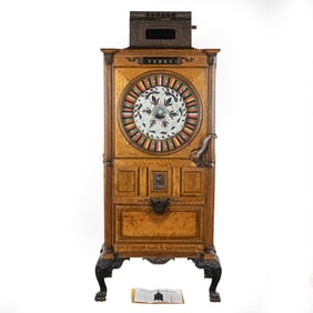 Mills 5 Cent Dewey Upright Slot Machine