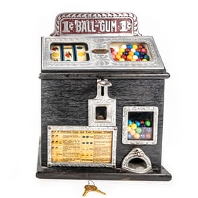 1920s Caille 1 Cent Ball-Gum Vendor