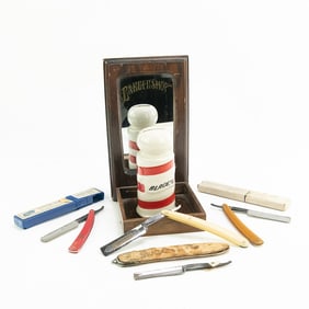 Barber Shop Collectibles Peerless Razor & More