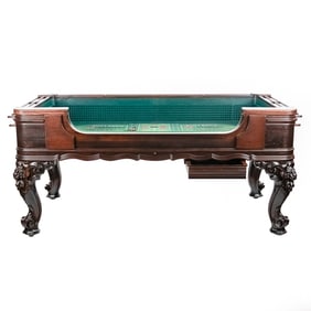 Ornate Vintage Craps Table Complete w Accessories