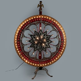R.A. Big Six Light Up Gambling Wheel