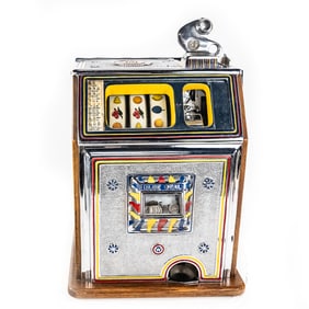 1930s Watling Blue Seal 5C Nickel Slot Machine