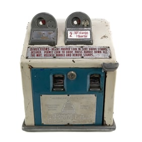 American Postmaster Dillon Mfg. 10C Stamp Vendor