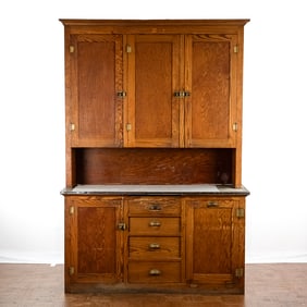 Vintage Hardware Store Cabinet - 2 Pieces