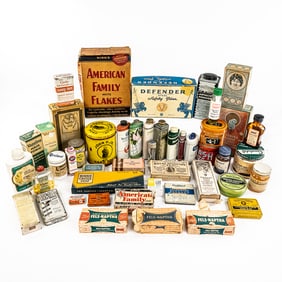 Collection of Vintage Pharmacy & Beauty Products