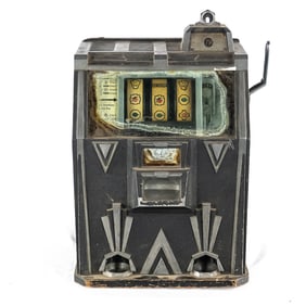 RARE Caille 5 Cent Dictator Slot Machine