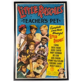 Vintage Little Rascals Framed Poster