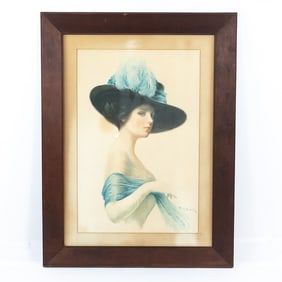 Framed Lady Caprice by Frank Desch