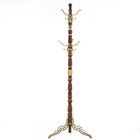 Antique Barber Shop Coat/Hat Rack