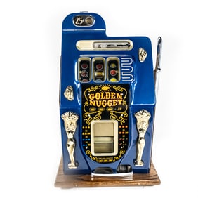 Mills 25 Cent  Golden Nugget Slot Machine