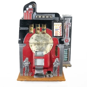 1930s Mills Roman Head Slot w/Side Vendor
