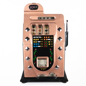 Mills 10 Cent Diamond Front Slot Machine