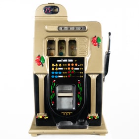 Mills 25 Cent Golden Falls Slot Machine 1940s