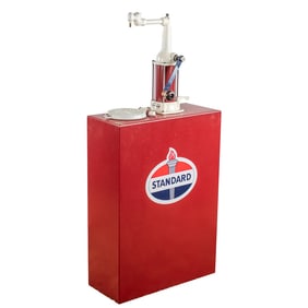 Bennett Lubester Gas Station Oil Dispenser Tank
