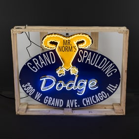 Mr. Norm's Grand Spaulding Dodge Neon Sign