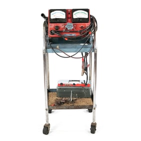 (2) "Sun" Volt-Ampere Tester w/ Stand & OHM