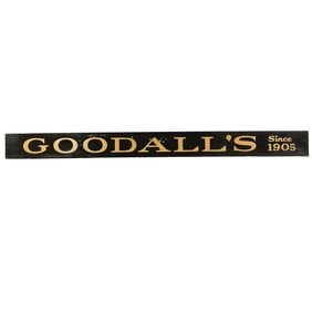 1930s 14' Goodall's Advertising Sign