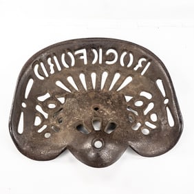Antique Ornate Rockford Tractor Implement Seat