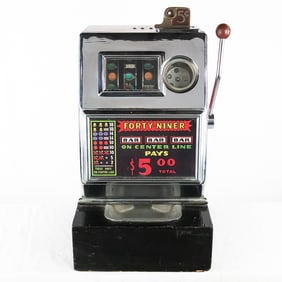 Vintage Forty Niner 5C Nickel Slot Machine
