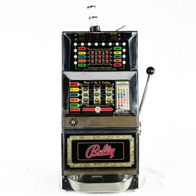 1960s Bally's 25C Quarter 5 Line 873 Slot Machine