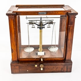 Christian Becker Pharm Scale in Sargent & Co Case