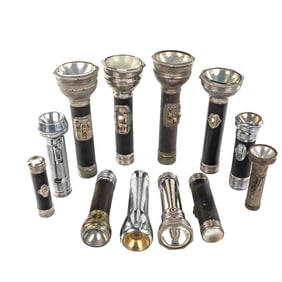 Collection of (12) Assorted Vintage Flashlights